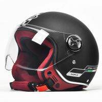 【LZ】♀♝  Retro motorcycl capacete elétrico anti-nevoeiro casque vintage para harley clássico moda rosto aberto respirável e quente em todas as estações capacete old school vintage viseira bolha pelicula anti embaçante