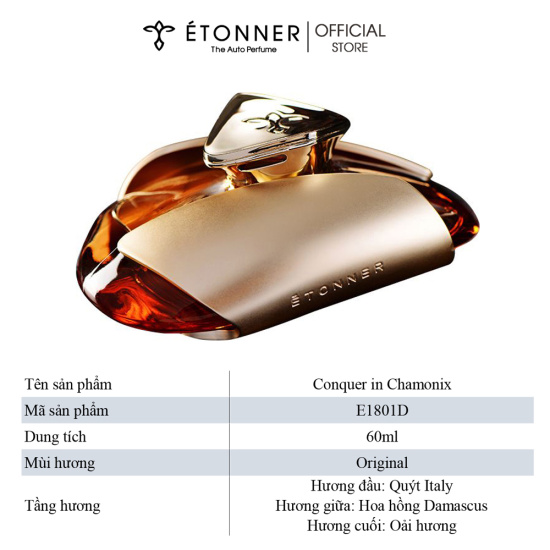 Nước hoa ô tô xe hơi chính hãng cao cấp nhập khẩu etonner khử mùi e1801c - ảnh sản phẩm 10