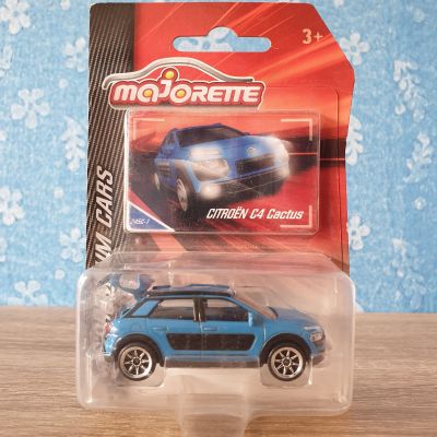 โมเดลรถเหล็ก Majorette CITROEN C4 Cactus _ PREMIUM CARS #Blue สีน้ำเงิน เปิดประตูท้ายรถได้ รถสะสม