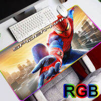 SpiderMan LED Lighting Light Big Promotion Retail Style Rubber Mouse Pad RGB Gaming DOTA 2 Gaming PadMouse Designs Table Mat for Lol Csgo