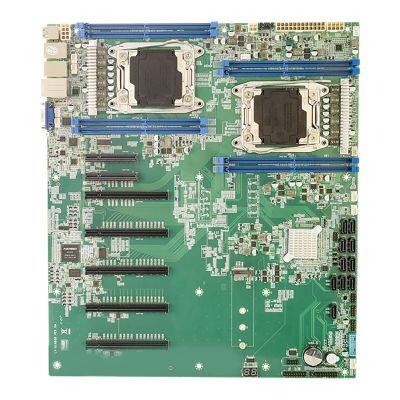 X99-X10D2D Server Motherboard LGA2011-3 NVME M.2 8XDDR4 DIMM 256G Recc NON-ECC RAM SATA3.0 for XEON E5 2678 V3 V4 CPU