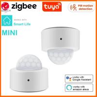 DIVECY การเคลื่อนไหวของ PIR Tuya Smart Zigbee ร่างกายอินฟราเรด เซนเซอร์อัจฉริยะ ZigBee ขนาดเล็ก ของใหม่ เซ็นเซอร์ตรวจจับการเคลื่อนไหวของมนุษย์ Tuya Zigbee ชีวิตอัจฉริยะในบ้าน