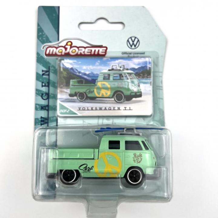 majorette-1-64-mk1กอล์ฟด้วงโฟล์คสวาเก้น-t1-t3รถตู้-pick-up-tavola-da-surf-ใน-lega-moo-auto-collezione-di-articoli-di-arredamento