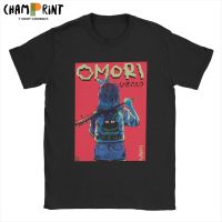 ตลก Omori Basil Aubrey เกมเสื้อยืดผู้ชายรอบคอ100% Cotton T เสื้อแขนสั้น Tees 4XL 5XL เสื้อผ้า S-5XL