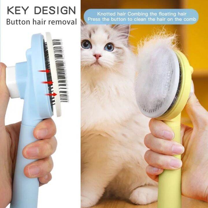SelfCleaning Pet Grooming Brush Lazada PH