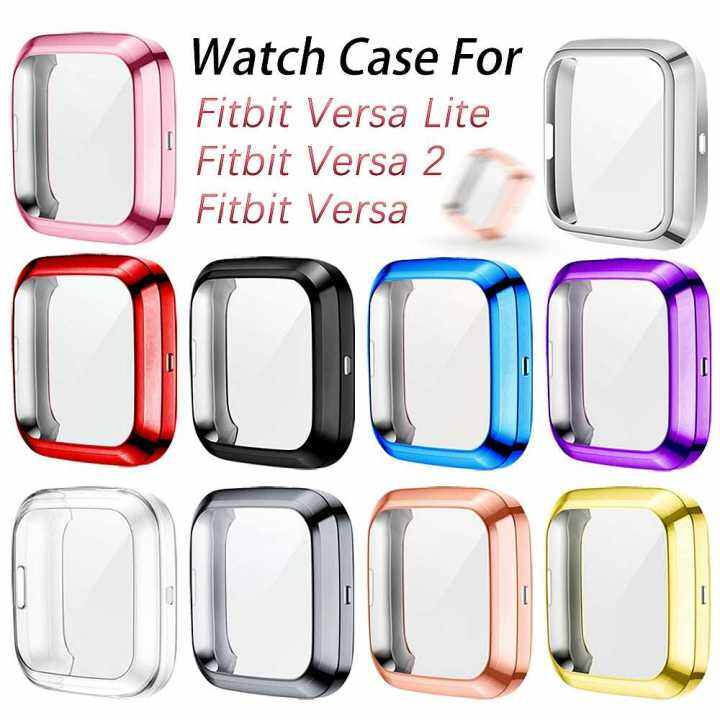 เคสใหม่สำหรับ-fitbit-versa-lite-สำหรับ-versa-2-สำหรับ-fitbit-versa-เคส-เคส-tpu-อุปกรณ์เสริมสมาร์ทวอทช์