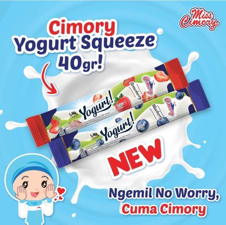 1 pcs Cimory Yogurt Stick Rasa Blueberry 40 gram Lazada Indonesia