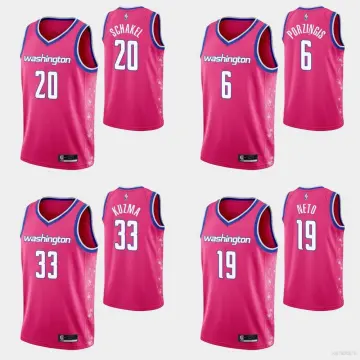 2022 City Version NBA Washington Wizards Pink #33 Jersey