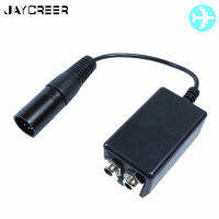 JayCreer ชุดหูฟังการบิน GA ปลั๊กคู่เพื่อแอร์บัส XLR 5ขาอะแดปเตอร์