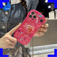 Lanz เคสโทรศัพท์ตุ๊กตาบาร์บี้การ์ตูนพร้อมกระจกสำหรับ Iphone 11/12/13/14 Promax