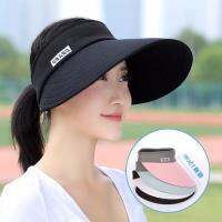 COD SDFGERTERT Cap Women Beach Hat Sun hat Female cap 帽子 户外防晒大帽檐遮阳棒球帽子女骑车可折叠空顶帽采茶帽