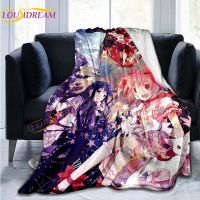2023 Japanese Anime Black Mahou Shoujo Madoka Magica Blanket 3D Cartoon Flannel Blanket Home Decor Blanket for Bed Sofa Fans Blanket