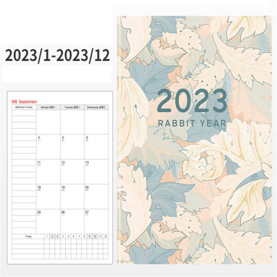 2023 Planner Reminder Timetable Desk Dates Agenda Book Notebook A4