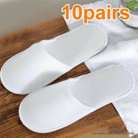 ♣℡▪ 10Pairs Hotel Travel Slippers Sanitary Party SPA Hotel Guest Slippers Close Toe Men Women Disposable Slippers Bathroom Accessory