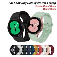 {TATLLr}สายรัดซิลิโคน20มม. สำหรับ Samsung Galaxy Watch 4 40มม./44มม. เข็มขัดสร้อยข้อมือกีฬาดั้งเดิมสำหรับ Galaxy Watch คลาสสิก46มม./42มม. Correa