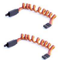 ☃☍ 100Pcs 50cm 3Ways 60 Core Filaments Extension Leads Wire With Anti Shedding Hook For Airplane Model Serve Motor Brown-Red-Orange