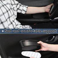 Universal Car Door Leather Ergonomic Armrests Auto Interior Arm Elbow Support Arm Heightening Pad Storage Functional Armrests