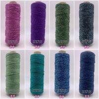 Glitter textile fiber craftyarn VN 2mm roll 125gr