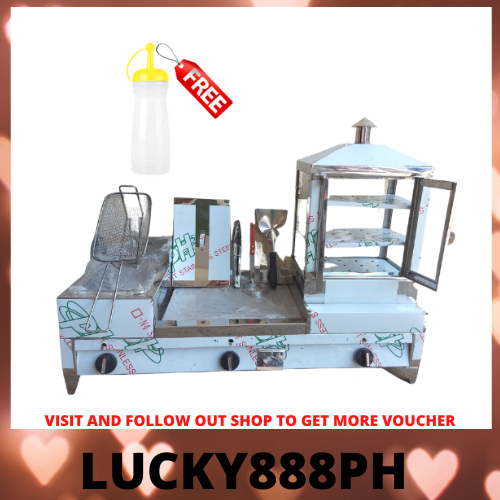 3IN1 ALL IN ONE HEAVY DUTY PURE STAINLESS STEEL DEEP FRYER, BURGER