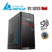 VENUZ ATX Computer Case VC 3225 - Black/Red