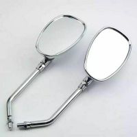 Suitable for Haojue Suzuki Motorcycle HJ125 Diamond Leopard Silver Leopard Rearview Mirror Reflector Rear View Mirror Accessorie Mirrors