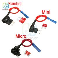 【YF】 12V Fuse Holder Add-a-circuit TAP Adapter Micro Mini Standard ATM APM Blade Auto with 10A Car