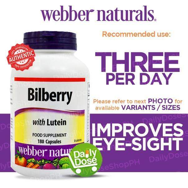 Bilberry with Lutein Capsules Lazada PH