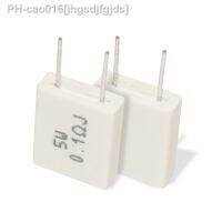 5pcs Non-inductive Ceramic Cement Resistor 5W 0.1 0.15 0.22 0.25 0.3 0.33 0.47 0.5 4 Ohm 0.1R 0.15R 0.22R 0.25R 0.3R 0.33R 4R