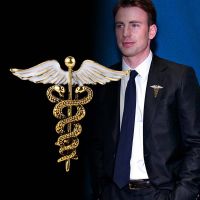 【YF】 Caduceus Pins Badge Brooches Lapel Pin Medicine Jewelry Gifts Doctor Students Enamel Brooch