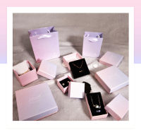 Punching Paper Cutting Simple World Cover Paper Box Simple Gradient Jewelry Box Jewelry Box Package Gift Box Set