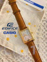 นาฬิกาข้อมือผู้หญิงCasio สายหนัง หน้าเหลี่ยม LTP-V007 สินค้าพร้อมส่ง