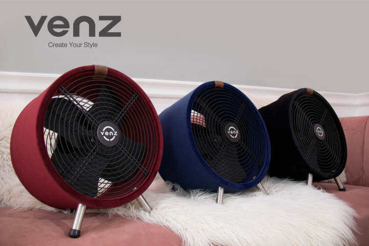 พัดลมหุ้มผ้า-venz-tuber-series-flannel-collection-สี-red-velvet
