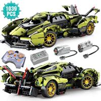 Technical Super Speed Racing Car Building Blocks Legp Technik Sports Model Bricks Assembly Toys for Boys Building Sets