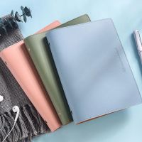 [Hagoya Stationery Stor] Soft Pu โน้ตบุ๊ค A6/A5/B5 Loose Leaf Bandage Journal สำหรับสำนักงานโรงเรียนเครื่องเขียนไดอารี่สมุดภาพ Traveler Planners Agenda 2022