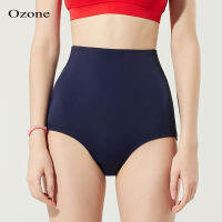 OZONE HIGH-WAISTED BIKINI บิกินี่เอวสูง สำหรับว่ายน้ำ สีน้ำเงิน รุ่น WWP101 วันพีช บิกินี่