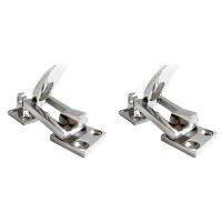 2X Marine-Grade 316 Stainless Steel Boat Deck Locker Hatch Anti-Rattle Latch Fastener Clamp Accessories