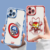 Cartoon Case Compatible for IPhone 12 13 Pro 6 6S 7 8 Plus X XS Max XR 11 Pro Max Clear Casing Transparent TPU Silicone Soft Phone Shockproof Cover