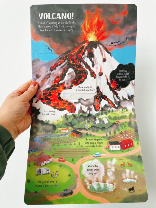 look-inside-volcanoes-and-earthquakes-หนังสือ-lift-the-flap-ปกใหม่-จาก-สนพ-usborne-ขอชวนเด็กๆ-ไปทำความรู้จักกับภัยพิบัติทางธรรมชาติ