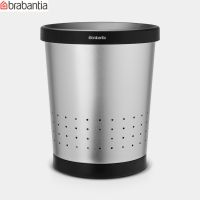 Brabantia ถังขยะ ไม่มีฝาปิด สแตนเลส 11ลิตร Conical Paper Bin 11L, Matt Steel