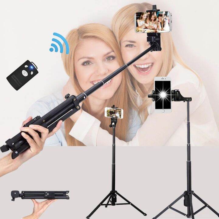 Yunteng 1688 Extendable Selfie Stick Bluetooth SelfTimer Pole Mini