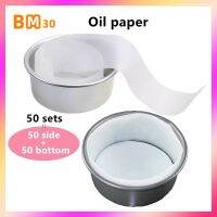 ❤️BM30❤️ 50sets BAKEWARE Silicone oil paper for cake round side and bottom base baking paper / mold edge Mat Round mould Rim paper Liner BBQ Oven Paper Cake Non-Stick Baking Tools