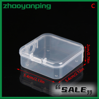 Zhaoyanping กล่องพลาสติกสำหรับสามเหลี่ยมกลมพัฟฟองน้ำโปร่งใสแบบพกพาถุงเครื่องสำอางสำหรับเดินทางกระเป๋าเก็บเครื่องสำอาง