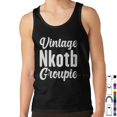 Vintage N K O T B Groupie Tank Top Pure Cotton Vest Cameo Nkotb 30 Years Of Nkotb Relaxed Nkotb Girl Im Not Old Im Vintage