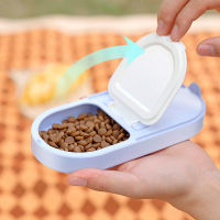 Portable Dog Water Bottle Food Container Outdoor Walking Puppy Travel Water Bottle Drinking Dog Bowl Large Capacity