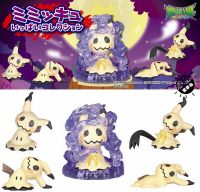 TAKARA TOMY Genuine Pokemon Gashapon Toys Ghost and Fairy Type Mimikyu Cute Action Figure Model Ornament Toys