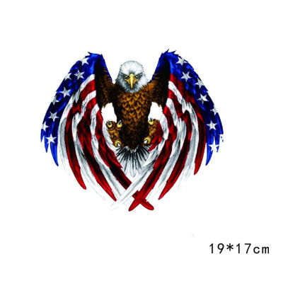 ธงอเมริกันนกอินทรีรถจักรยานยนต์กันน้ำครีมกันแดดศิลปะรถบุคลิกภาพ Zg15รูปแบบสติกเกอร์สัตว์