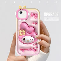 เคสสำหรับ iPhone 7 Plus 8 Plus 6 6S X XS XS MAX เคสการ์ตูนสุนัขน่ารักเลนส์โทรศัพท์มอนสเตอร์เคสแบบนิ่มปลอกกันกระแทกฝาครอบป้องกัน