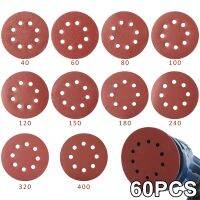 【LZ】✿┋  80 pcs 5Inch 125mm Round Sandpaper Eight Hole Disk Sand Sheets Grits 40-400 Hook and Loop Sanding Disc Abrasives for Polish