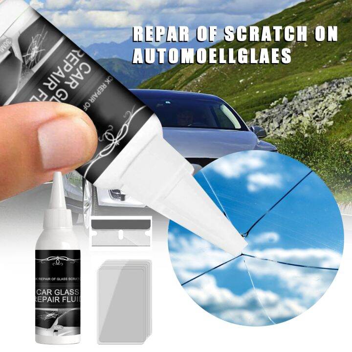 【GOLOGO support】 Windshield Crack Repair Glue Kit Windscreen Repairing