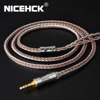 NICEHCK C16-5 16 Core ทองแดงผสมสาย3.5/2.5/4.4มม.ปลั๊ก MMCX/2Pin/QDC/NX7 Pin สำหรับ BL-03 TRNCCA KZZAX TFZ QDC NX7 MK3